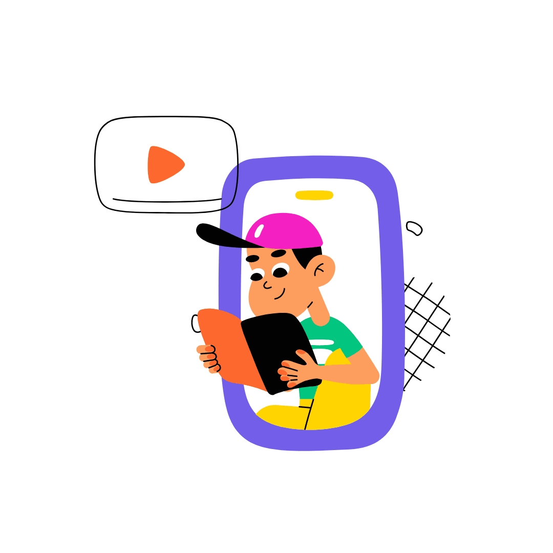 Estudiante leyendo - Animación D2S